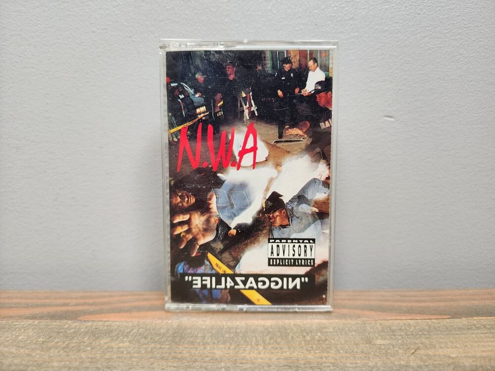 N.W.A. - "Niggaz4Life" Cassette Tape 1991 Ruthless Records MC Ren Dr. Dre Easy E